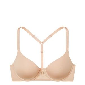 VS PINK Tan Wear Everywhere Push-Up T-Back Bra